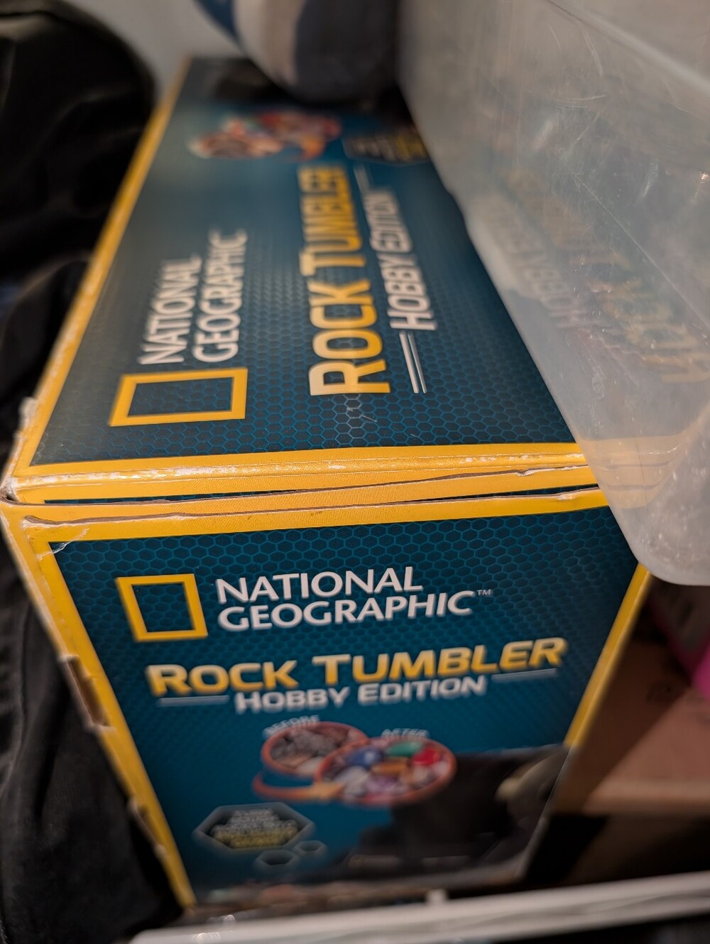 National Geographic Rock Tumbler Hobby Edition — Teal & Yellow Accents
